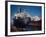 The M.E. Lombardi Docked Next to Esso Oil Tanker Little Rock at Shipyards-Dmitri Kessel-Framed Premium Photographic Print