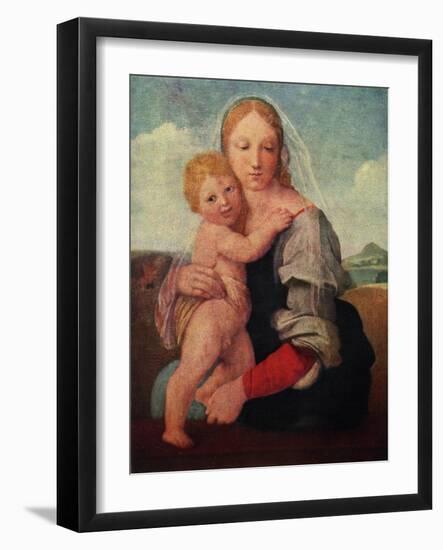 The Mackintosh Madonna, C1510-1512-Raphael-Framed Giclee Print