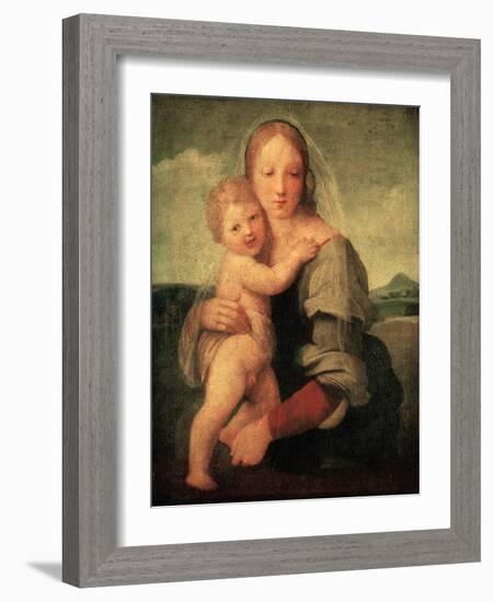 The Mackintosh Madonna, C1510-1512-Raphael-Framed Giclee Print