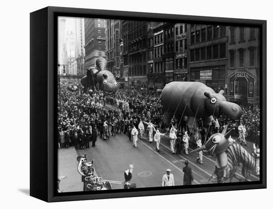 The Macy's Thanksgiving Day Parade, New York City, November 26, 1931-null-Framed Stretched Canvas