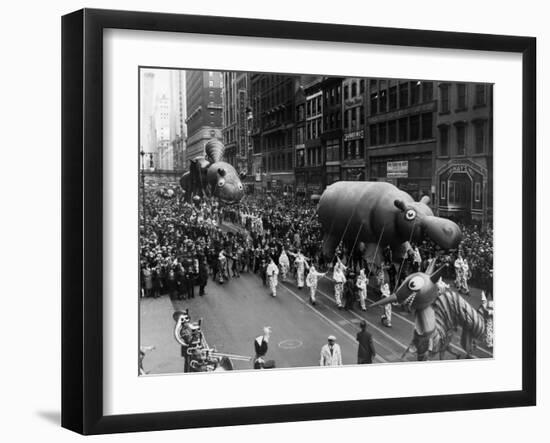 The Macy's Thanksgiving Day Parade, New York City, November 26, 1931-null-Framed Photo