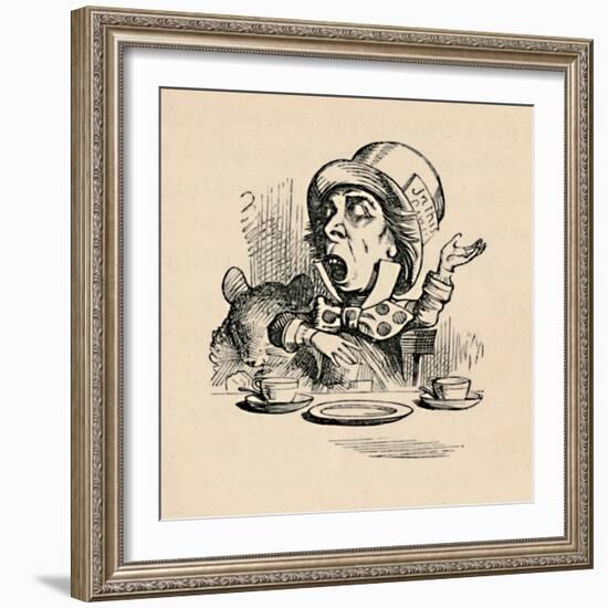 'The Mad Hatter', 1889-John Tenniel-Framed Giclee Print