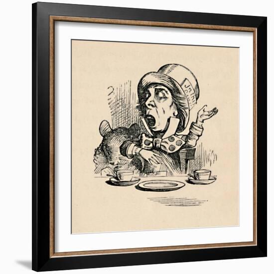 'The Mad Hatter', 1889-John Tenniel-Framed Giclee Print