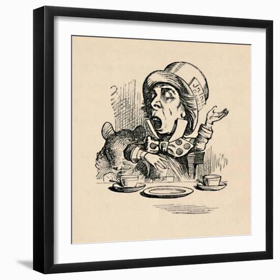 'The Mad Hatter', 1889-John Tenniel-Framed Giclee Print