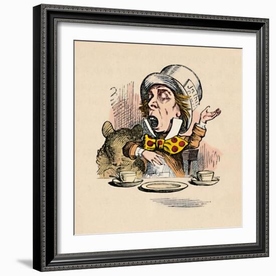 'The Mad Hatter', 1889-John Tenniel-Framed Giclee Print