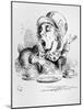 The Mad Hatter, Illustration from Alice's Adventures in Wonderland, by Lewis Carroll, 1865-John Tenniel-Mounted Giclee Print