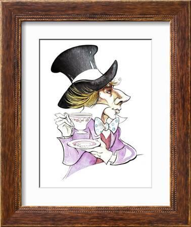 The Mad Hatter - illustration to Lewis Carroll 's 'Alice's Adventures in  Wonderland', 2005' Giclee Print - Neale Osborne | Art.com