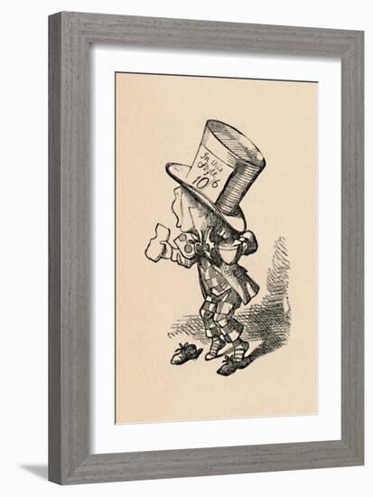 'The Mad Hatter in Court', 1889-John Tenniel-Framed Giclee Print