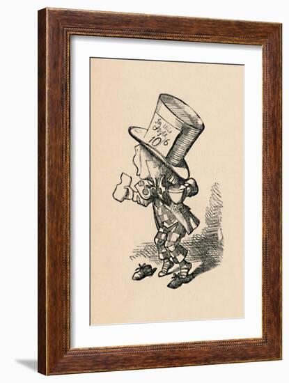 'The Mad Hatter in Court', 1889-John Tenniel-Framed Giclee Print