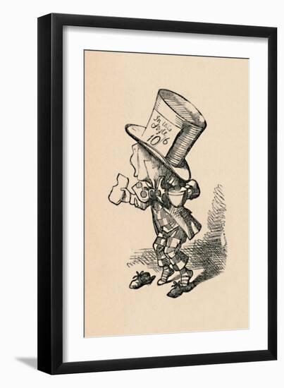 'The Mad Hatter in Court', 1889-John Tenniel-Framed Giclee Print