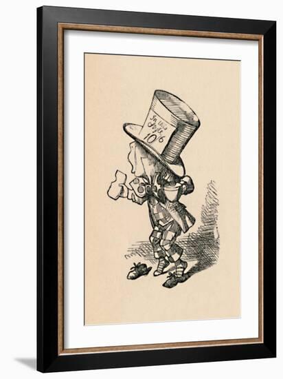 'The Mad Hatter in Court', 1889-John Tenniel-Framed Giclee Print