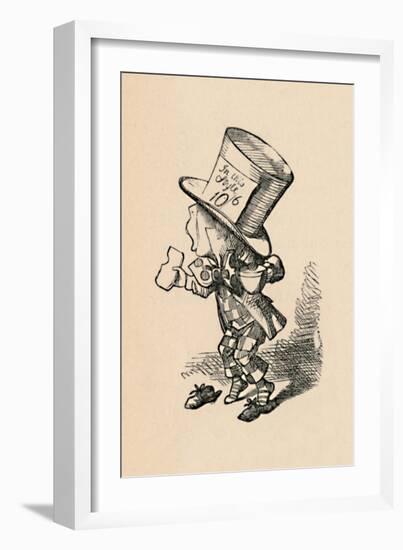'The Mad Hatter in Court', 1889-John Tenniel-Framed Giclee Print