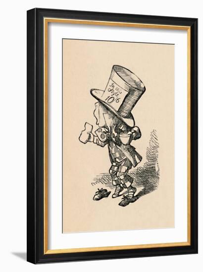 'The Mad Hatter in Court', 1889-John Tenniel-Framed Giclee Print