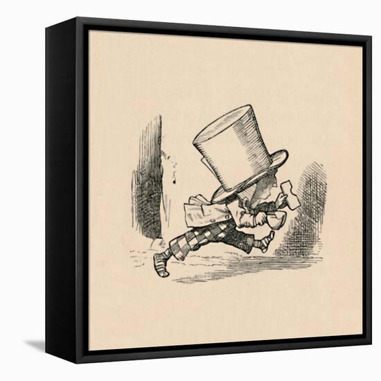 'The Mad Hatter, in the chapter 'The Tarts'', 1889-John Tenniel-Framed Premier Image Canvas
