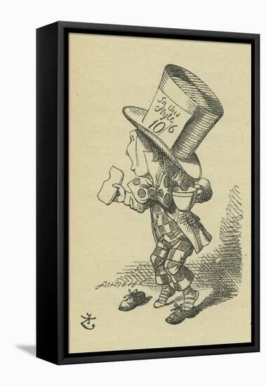 The Mad Hatter, Lewis Carroll-John Tenniel-Framed Premier Image Canvas