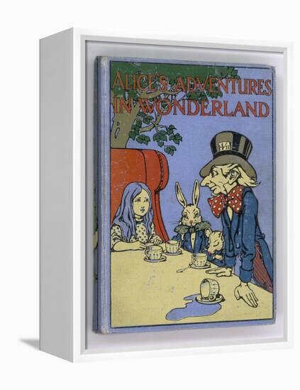 The Mad Hatter's Tea Party is Featured on the Cover of the 1916 Edition Published by Cassell-Cayley Robinson-Framed Premier Image Canvas