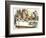 The Mad Hatter's Tea Party-John Teniel-Framed Giclee Print