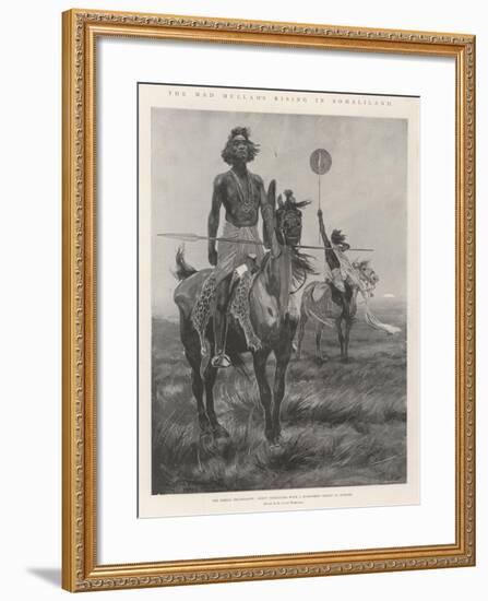 The Mad Mullah's Rising in Somaliland-Richard Caton Woodville II-Framed Giclee Print