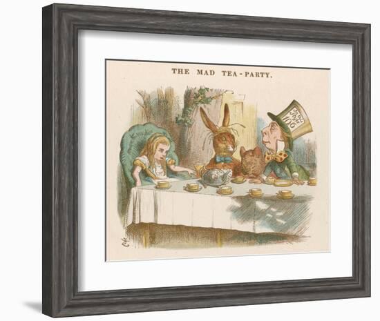 The Mad Tea Party-null-Framed Art Print