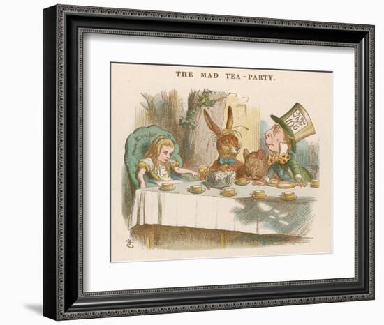 The Mad Tea Party-null-Framed Art Print