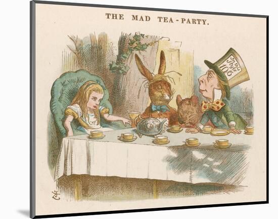 The Mad Tea Party-null-Mounted Giclee Print