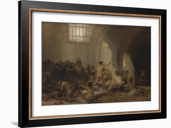 The Madhouse-Francisco de Goya-Framed Giclee Print