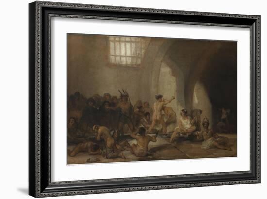The Madhouse-Francisco de Goya-Framed Giclee Print