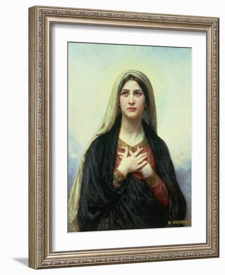 The Madonna, 1905 by Bouguereau-William-Adolphe Bouguereau-Framed Giclee Print