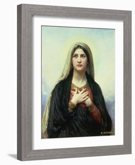 The Madonna, 1905 by Bouguereau-William-Adolphe Bouguereau-Framed Giclee Print