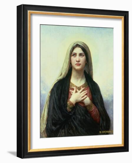 The Madonna, 1905 by Bouguereau-William-Adolphe Bouguereau-Framed Giclee Print