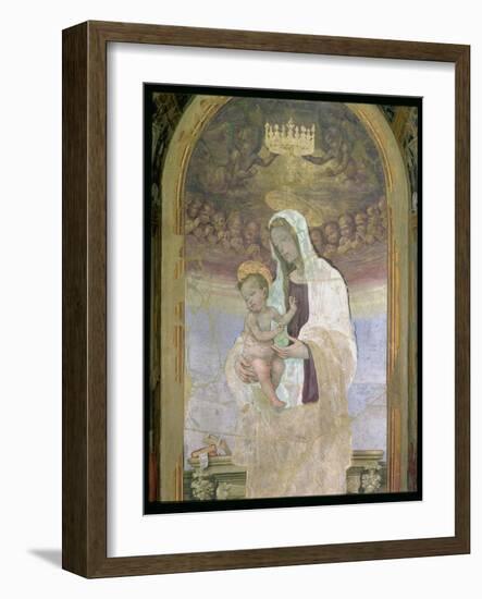 The Madonna and Child, a Detail from the Tabernacle of the Canto Al Mercatale, 1498-Filippino Lippi-Framed Giclee Print