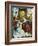 The Madonna and Child, with St. Ann, Surrounded by Angels and Donors-Bernard van Orley-Framed Giclee Print