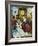 The Madonna and Child, with St. Ann, Surrounded by Angels and Donors-Bernard van Orley-Framed Giclee Print