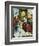 The Madonna and Child, with St. Ann, Surrounded by Angels and Donors-Bernard van Orley-Framed Giclee Print