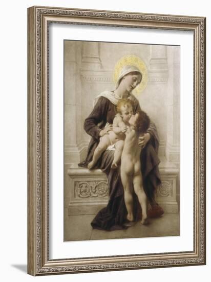 The Madonna and Child with St. John-Leon Perrault-Framed Giclee Print