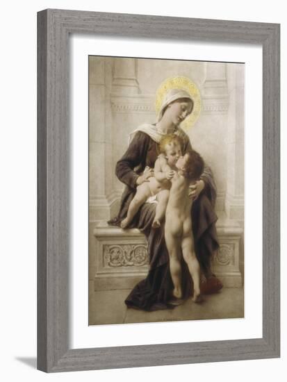 The Madonna and Child with St. John-Leon Perrault-Framed Giclee Print