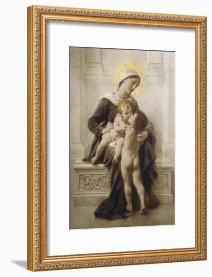 The Madonna and Child with St. John-Leon Perrault-Framed Giclee Print