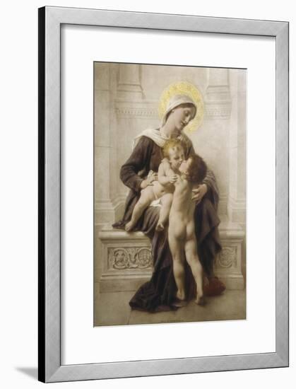 The Madonna and Child with St. John-Leon Perrault-Framed Giclee Print