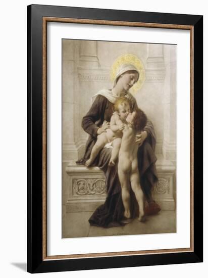 The Madonna and Child with St. John-Leon Perrault-Framed Giclee Print