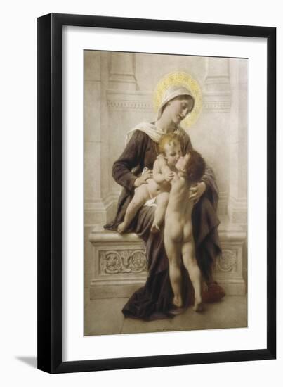 The Madonna and Child with St. John-Leon Perrault-Framed Giclee Print