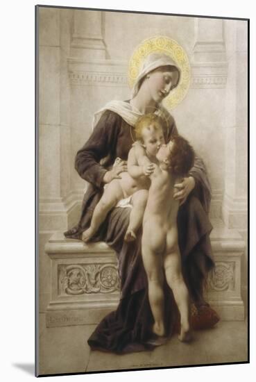 The Madonna and Child with St. John-Leon Perrault-Mounted Giclee Print