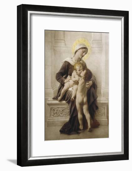 The Madonna and Child with St. John-Leon Perrault-Framed Giclee Print