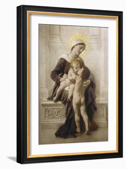 The Madonna and Child with St. John-Leon Perrault-Framed Giclee Print