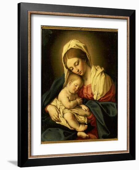 The Madonna and Child-Il Sassoferrato-Framed Giclee Print