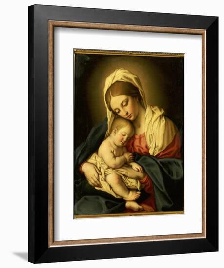 The Madonna and Child-Il Sassoferrato-Framed Giclee Print