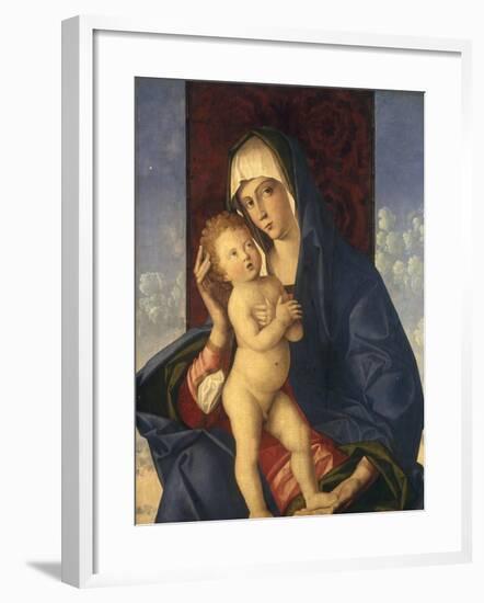 The Madonna and Child-Giovanni Bellini-Framed Giclee Print