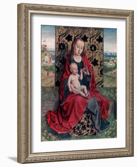 The Madonna and Child-Dirck Bouts-Framed Giclee Print