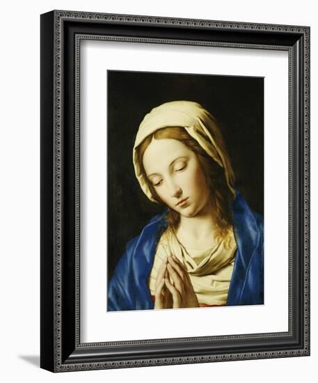 The Madonna, Bust Length, at Prayer-Giovanni Battista Salvi da Sassoferrato-Framed Giclee Print