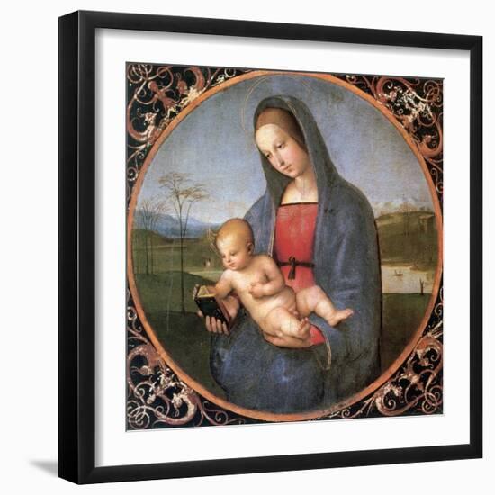 The Madonna Conestabile, 1502-1503-Raphael-Framed Giclee Print