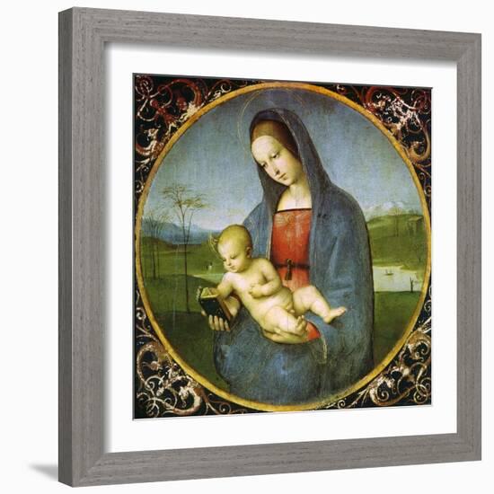 The Madonna Conestabile, 1502-1503-Raphael-Framed Giclee Print